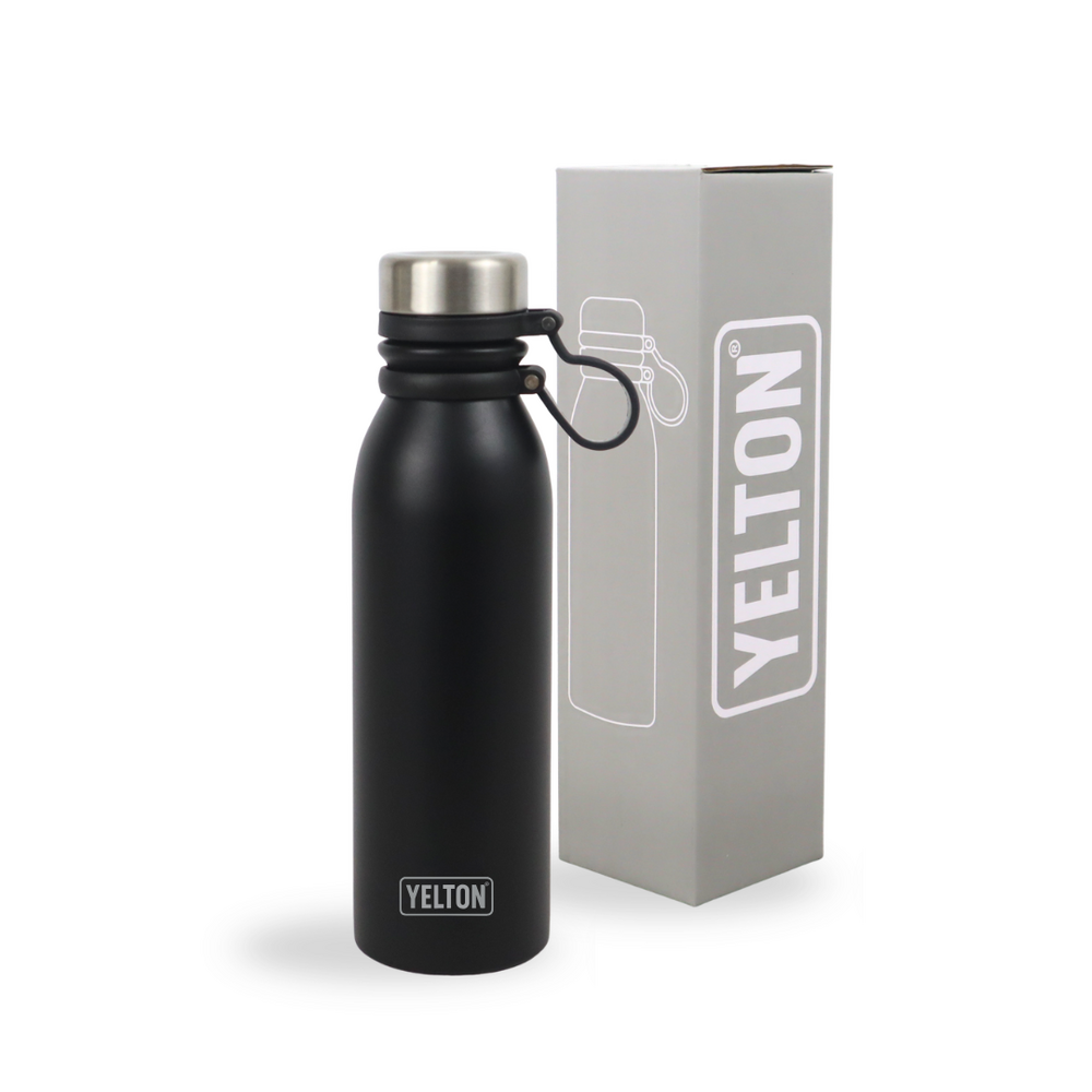 Botella Cantimplora Core 600ml Yelton Negro