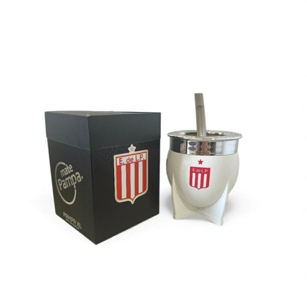 Mate Pampa XL Estudiantes Con Bombilla
