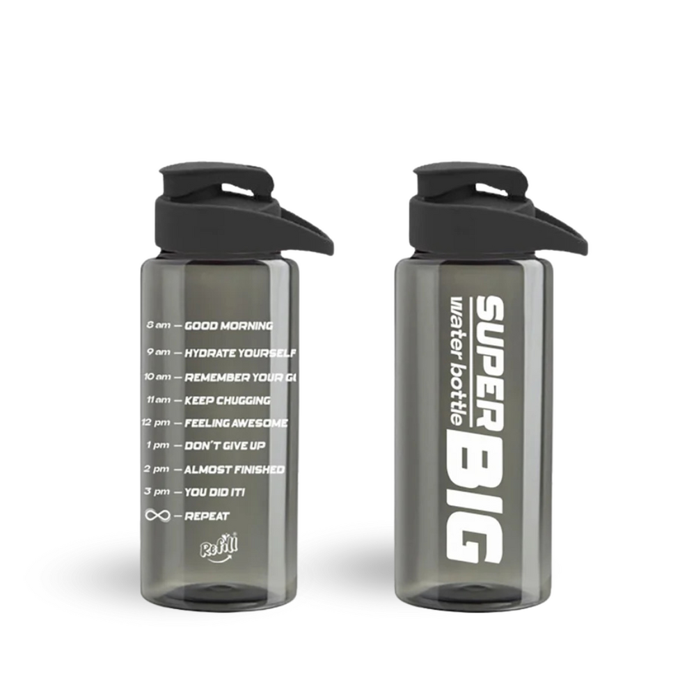 Botella Big Dakar Motivacional 1100 ml NEGRO 6547